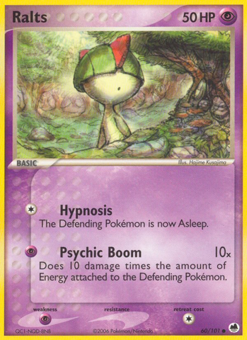 Ralts (60/101) [EX: Fronteras del Dragón] 