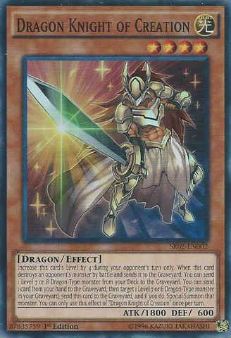 Caballero Dragón de la Creación [SR02-EN002] Súper Raro 