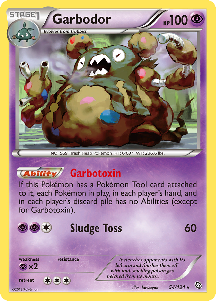 Garbodor (54/124) [Blanco y Negro: Dragones Exaltados] 