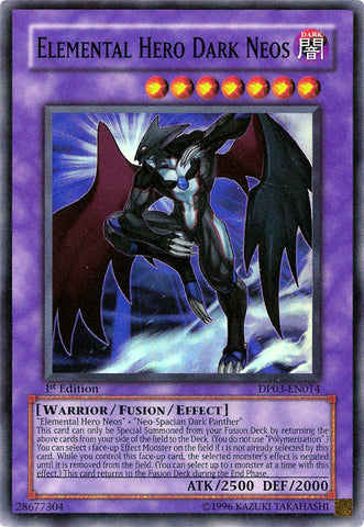 Héroe elemental Dark Neos [DP03-EN014] Súper raro 