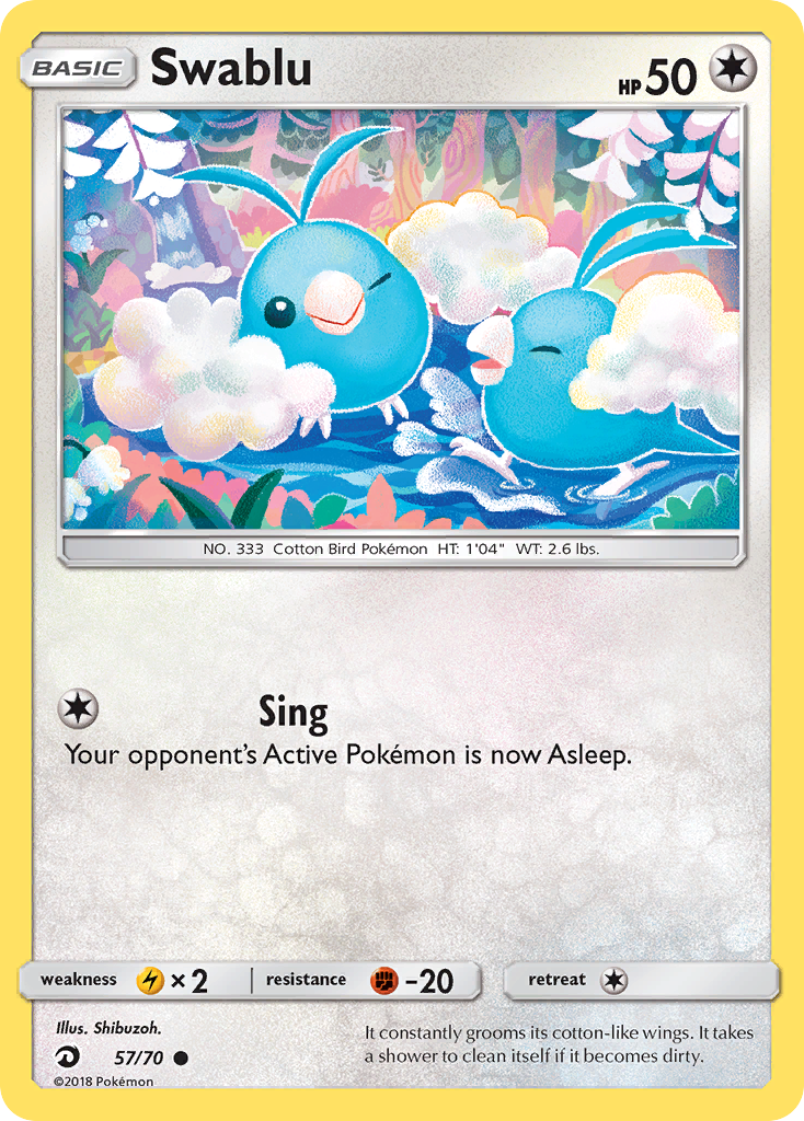 Swablu (57/70) [Sol y Luna: Majestad del Dragón] 