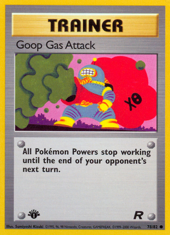 Ataque con gas pegajoso (78/82) [Team Rocket 1.ª edición] 
