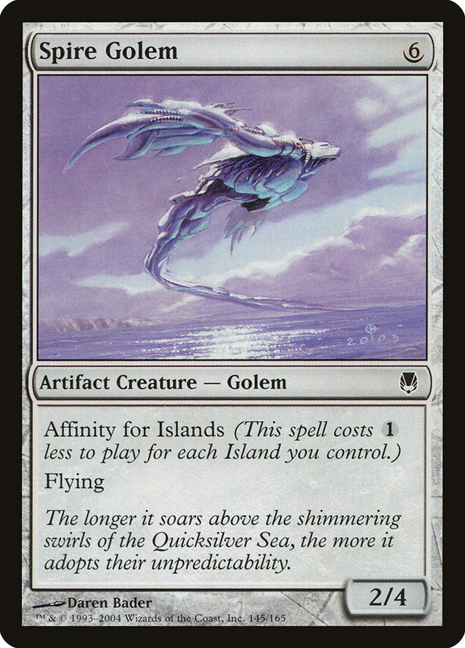 Spire Golem [Acero oscuro] 