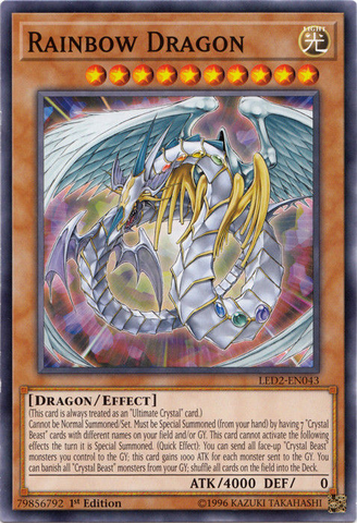 Dragón Arcoíris [LED2-EN043] Común 