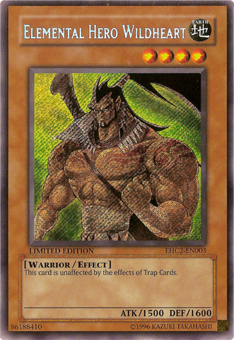 Héroe elemental Corazón Salvaje [EHC2-EN003] Secreto Raro 