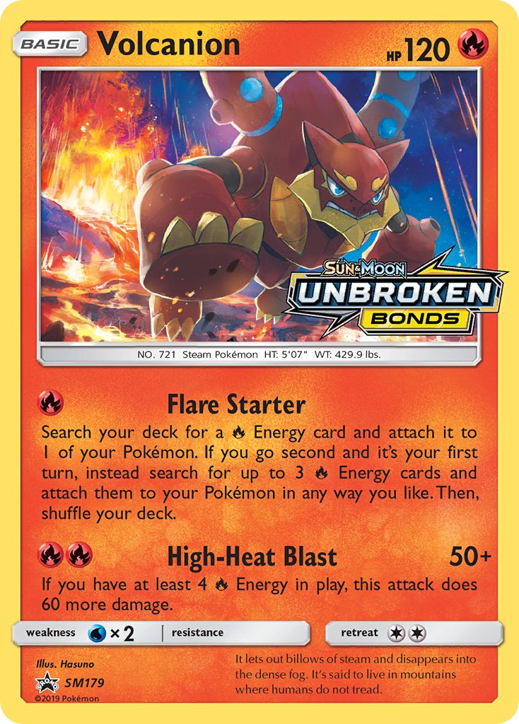 Volcanion (SM179) [Sol y Luna: Promociones de Estrella Negra] 