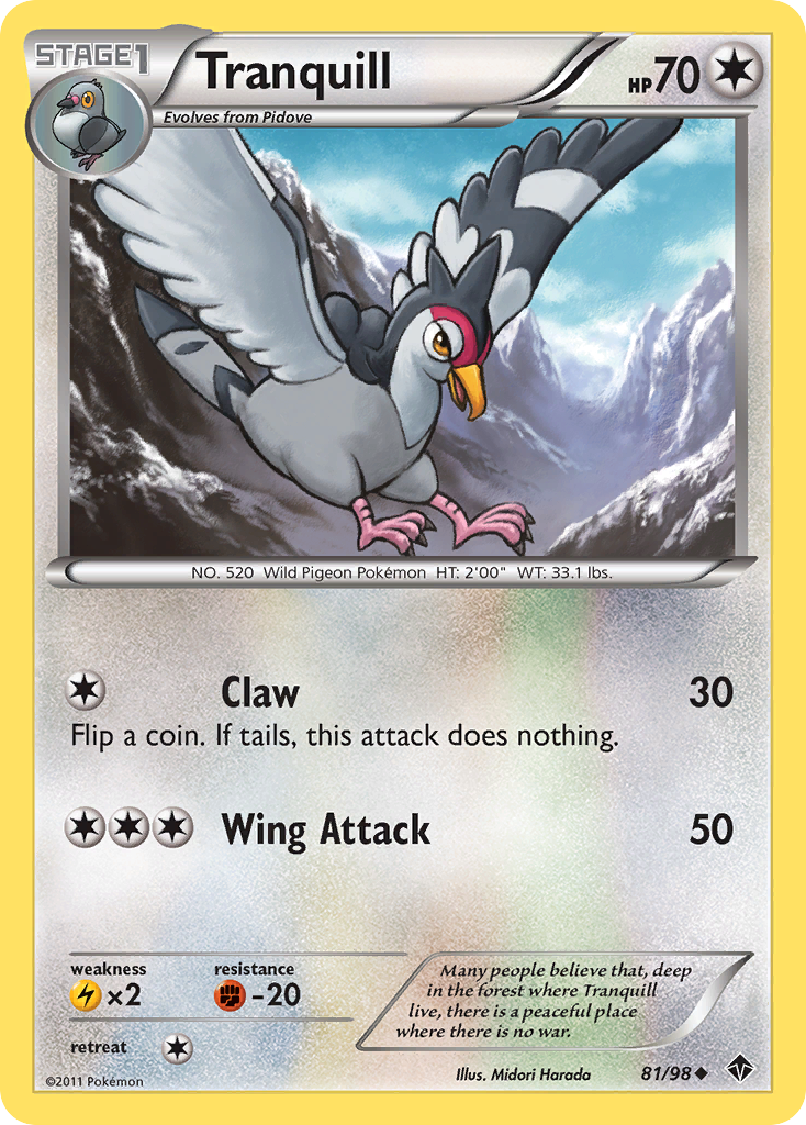 Tranquill (81/98) [Blanco y negro: poderes emergentes] 