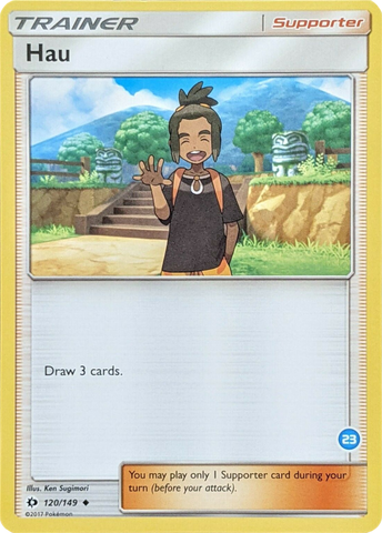 Hau (120/149) (Exclusivo de cubierta n.° 23) [Sol y Luna: Kit de entrenador - Alolan Ninetales] 