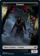 Zombi (008) // Vampiro (016) Ficha de doble cara [Innistrad: Fichas de voto carmesí] 