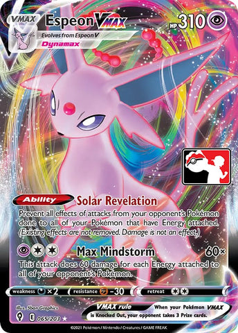 Espeon VMAX (065/203) [Paquete de premios Serie Uno] 