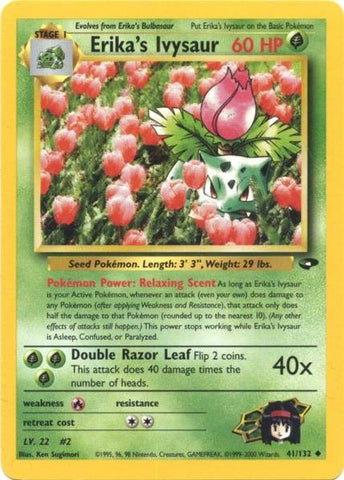 Ivysaur de Erika (41/132) [Gym Challenge Unlimited] 