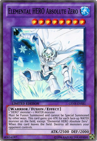 Héroe elemental Absolute Zero [GENF-ENSE1] Súper raro 