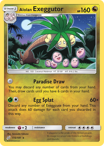 Exeggutor de Alola (115/181) [Sol y Luna: forman equipo] 