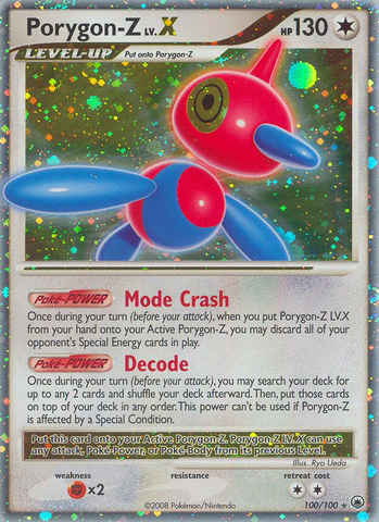 Porygon-Z LV.X (100/100) [Diamante y Perla: Amanecer majestuoso] 
