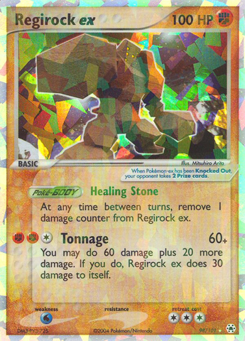 Regirock ex (98/101) [EX: Leyendas ocultas] 