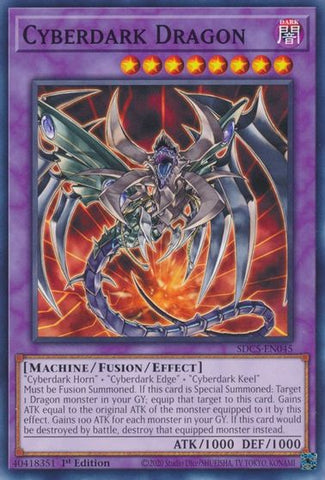Dragón Ciberoscuro [SDCS-EN045] Común 