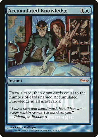 Conocimiento acumulado [Friday Night Magic 2004] 