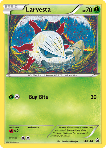 Larvesta (14/114) [XY: Asedio de vapor] 