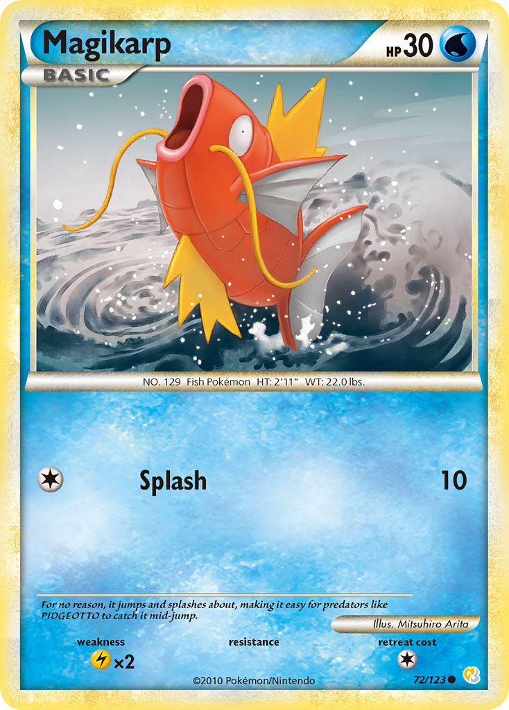 Magikarp (72/123) [HeartGold y SoulSilver: Conjunto básico] 