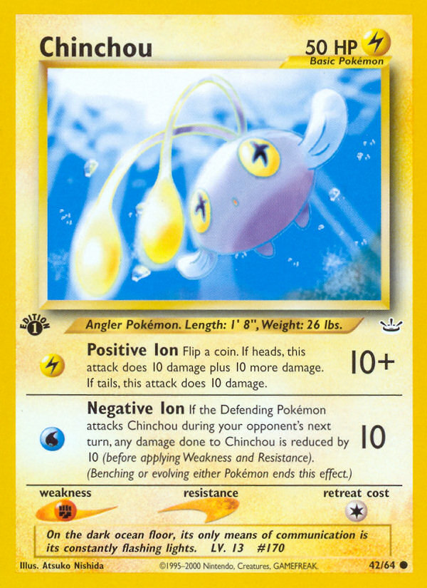Chinchou (42/64) [Neo Revelación 1.ª edición] 