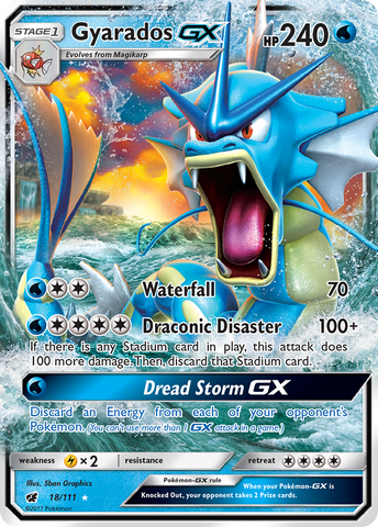 Gyarados GX (18/111) [Sol y Luna: Invasión Carmesí] 