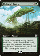 El alcance de Kodama (arte extendido) [Commander Legends] 