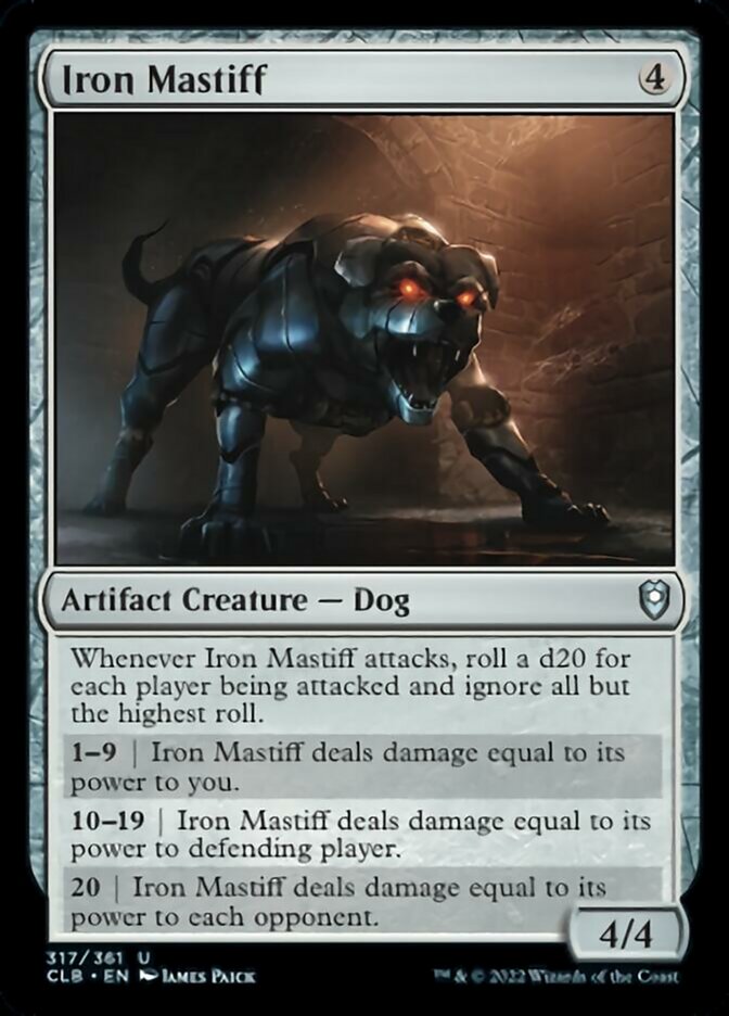Mastín de Hierro [Commander Legends: Batalla por Baldur's Gate] 