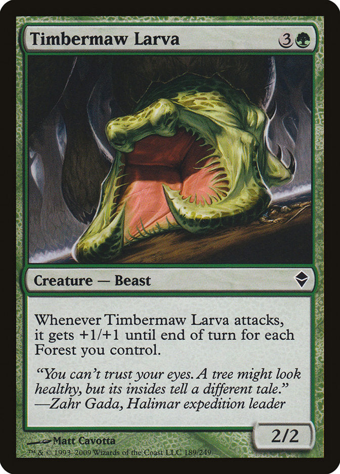 Larva Fauces de Madera [Zendikar] 