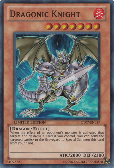 Caballero Dragonico [CT07-EN017] Súper Raro 