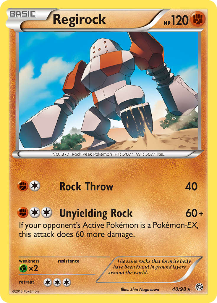 Regirock (40/98) [XY: Orígenes antiguos] 