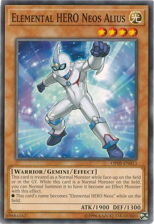 HÉROE Elemental Neos Alius [OP09-EN013] Común 
