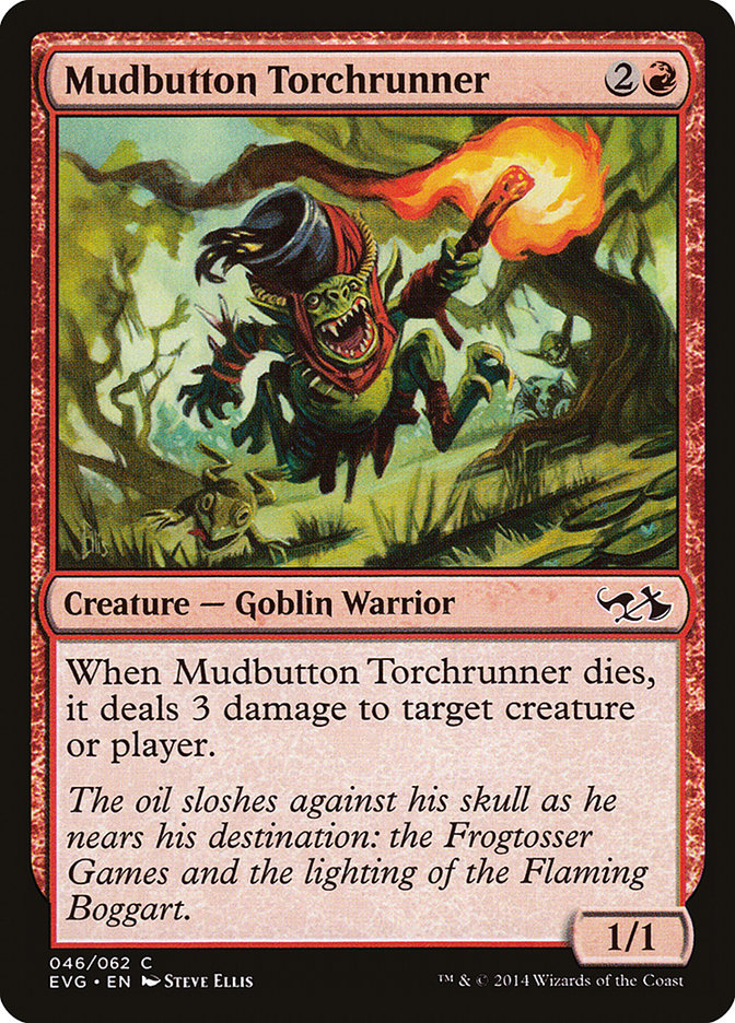 Mudbutton Torchrunner (Elfos contra Goblins) [Antología de Duel Decks] 