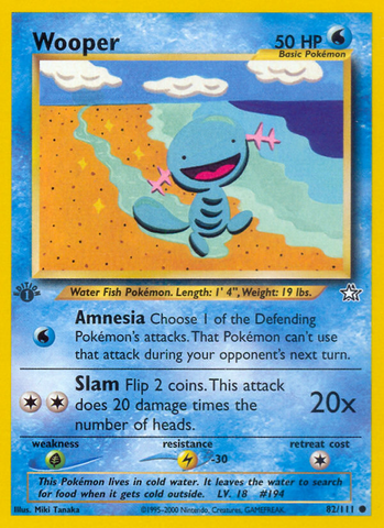 Wooper (82/111) [Neo Génesis 1.ª edición] 