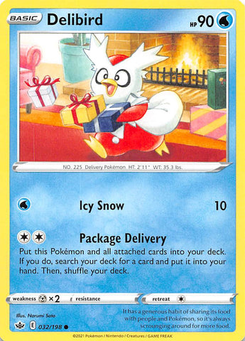 Delibird (032/198) [Espada y escudo: Reino escalofriante] 
