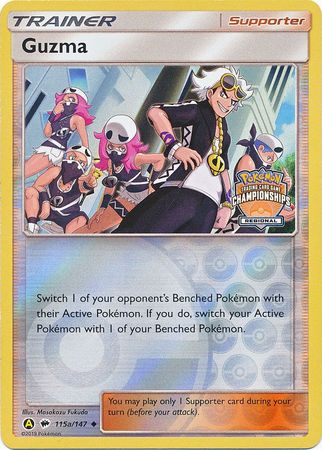 Guzma (115a/147) (Promoción del Campeonato Regional) [Sol y Luna: Sombras Ardientes] 