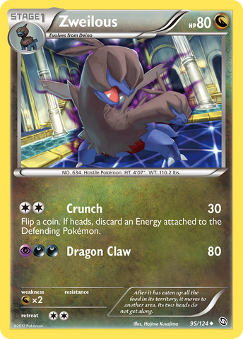 Zweilous (95/124) [Blanco y negro: Dragones exaltados] 