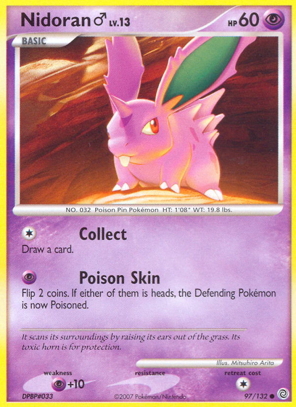 Nidoran (97/132) (Masculino) [Diamond &amp; Pearl: Secret Wonders] 
