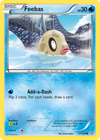 Feebas (27/124) [Blanco y negro: Dragones exaltados] 