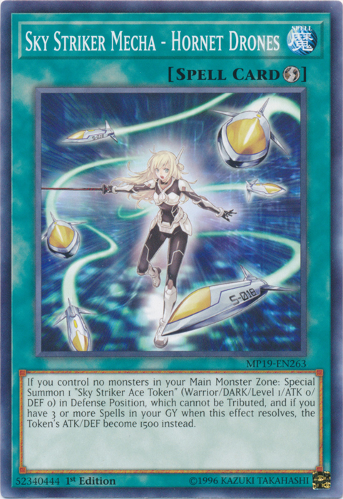 Sky Striker Mecha - Drones Hornet [MP19-EN263] Común 