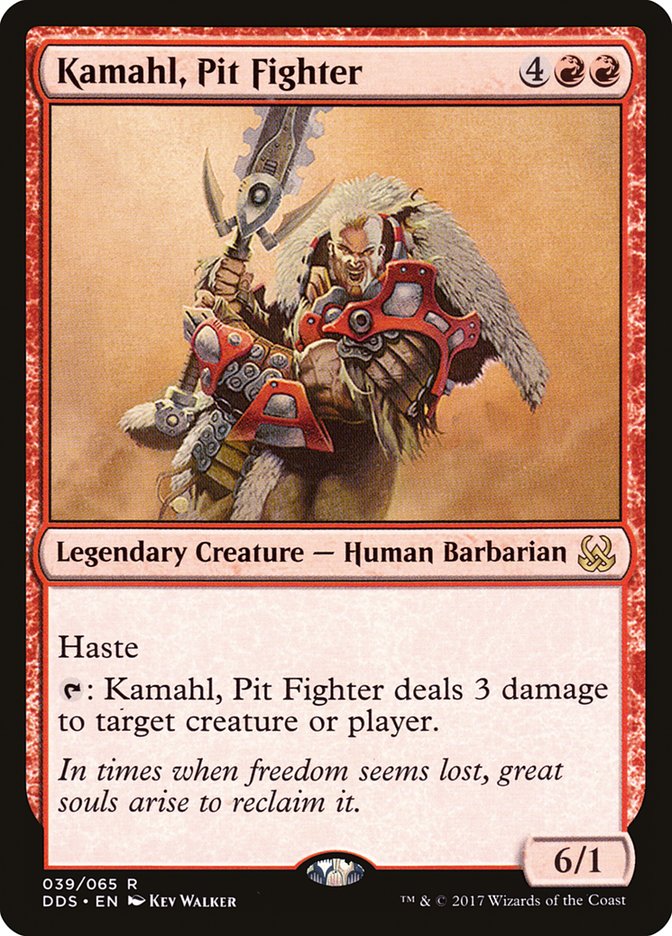 Kamahl, Pit Fighter [Duel Decks: Mente contra Poder] 