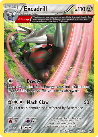 Excadrill (97/160) [XY: Choque primigenio] 