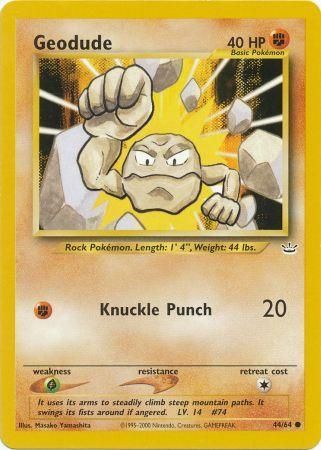 Geodude (44/64) [Neo Revelación ilimitada] 