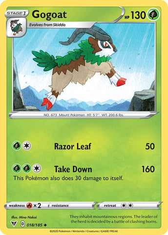 Gogoat (018/185) [Espada y escudo: voltaje vivo] 