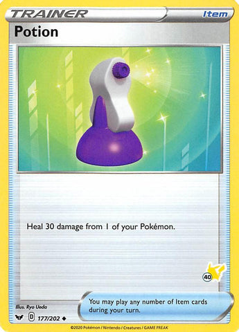 Poción (177/202) (Sello de Pikachu n.° 40) [Battle Academy 2022] 