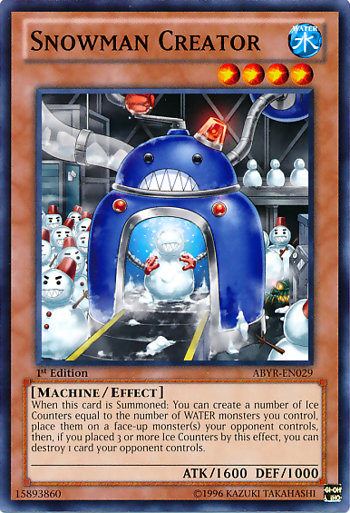Creador de muñecos de nieve [ABYR-EN029] Común 