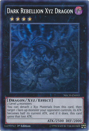 Dragón Xyz Rebelión Oscura [NECH-EN053] Fantasma Raro 