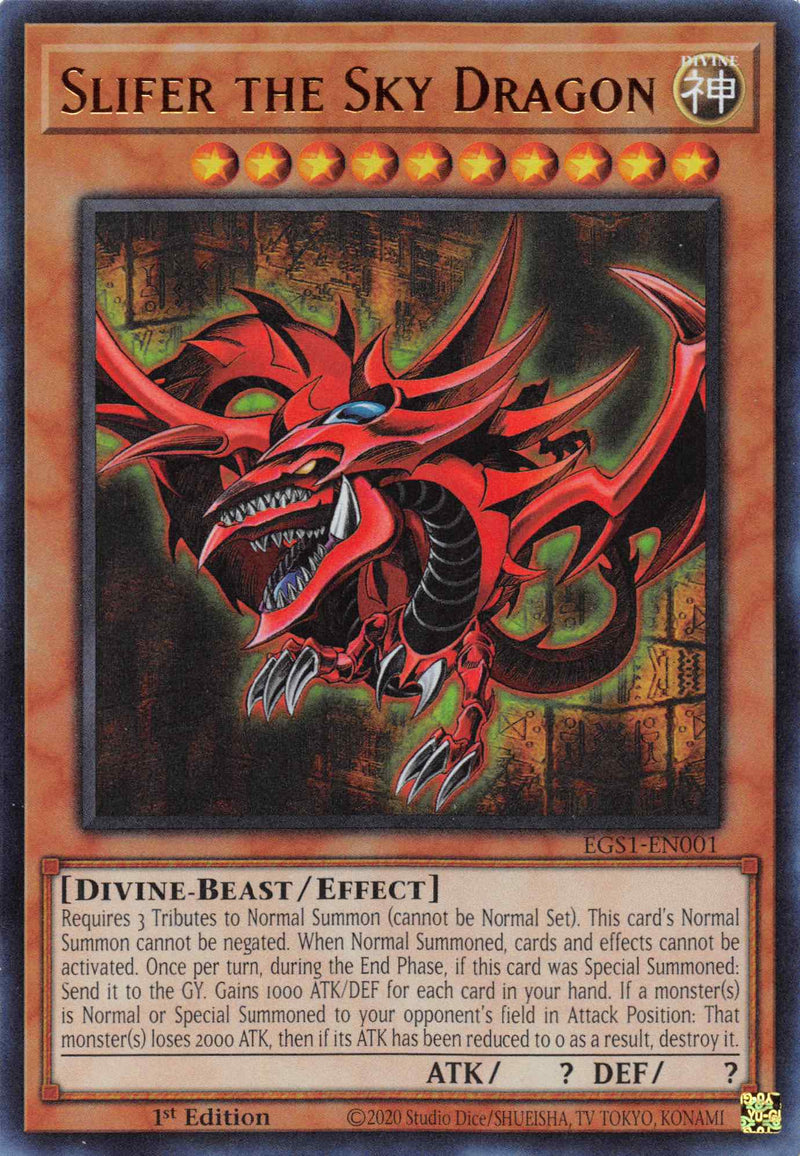 Slifer el Dragón del Cielo [EGS1-EN001] Ultra Raro 