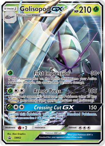Golisopod GX (SM62) [Sol y Luna: Promociones de Black Star] 