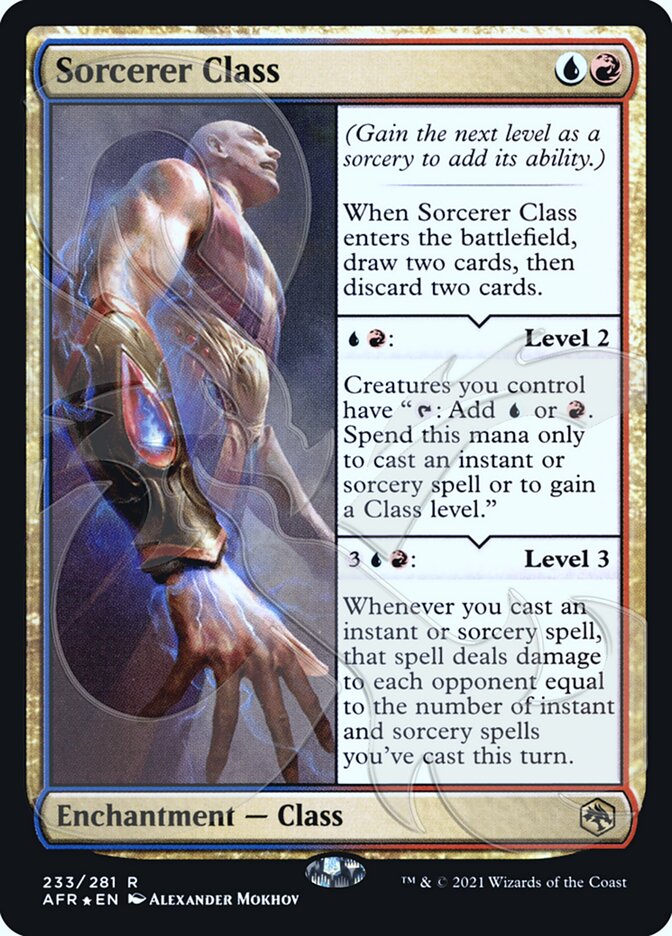 Clase Hechicero (Promoción Ampersand) [Dungeons &amp; Dragons: Adventures in the Forgotten Realms Promos] 