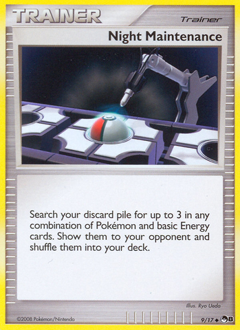 Mantenimiento nocturno (17/9) [Serie POP 8] 